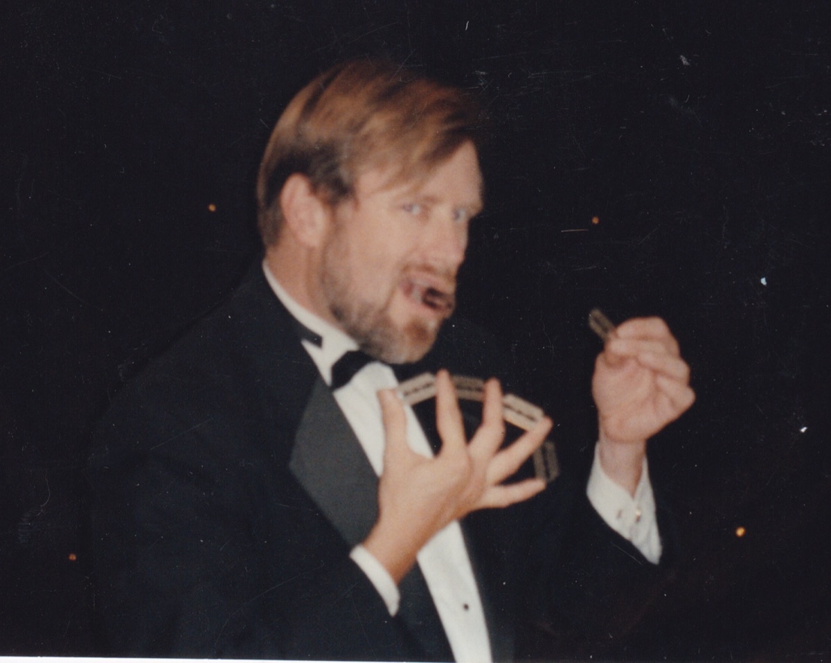Swallowing razor blades during my carnival years.