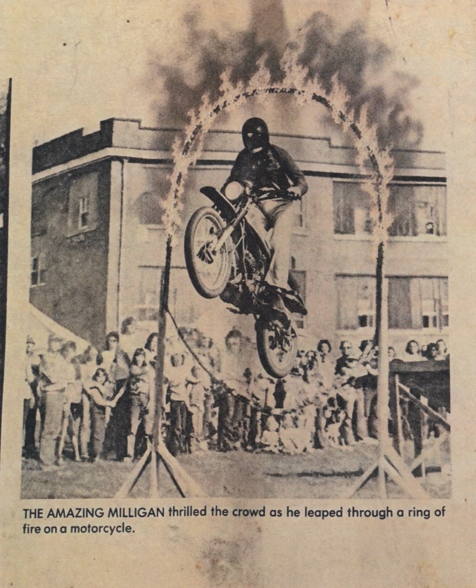 Millington, Maryland. The newspaper's caption is its own.